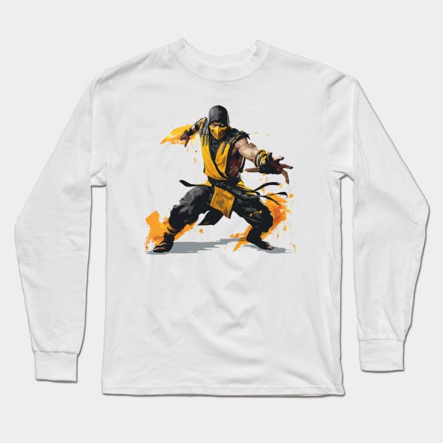 scorpion Long Sleeve T-Shirt by enzo studios